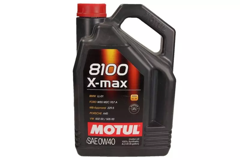 MOTUL 8100 X-MAX 0W40 API SN ACEA A3/B4 4L