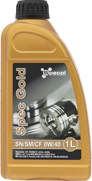 SPECOL SPEC GOLD OLEJ SILNIKOWY 0W40 5L + ZAWIESZKA 