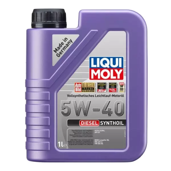 LIQUI MOLY DIESEL SYNTHOIL 5W40 CF ACEA B4 6L 