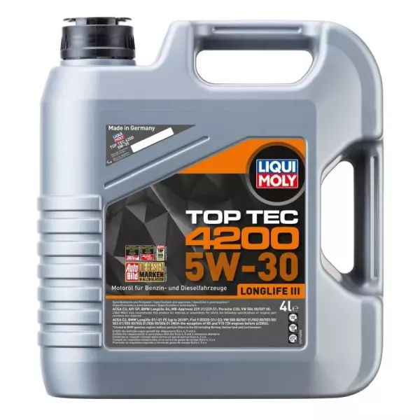 LIQUI MOLY TOP TEC 4200 5W30 LONGLIFE III 9L 