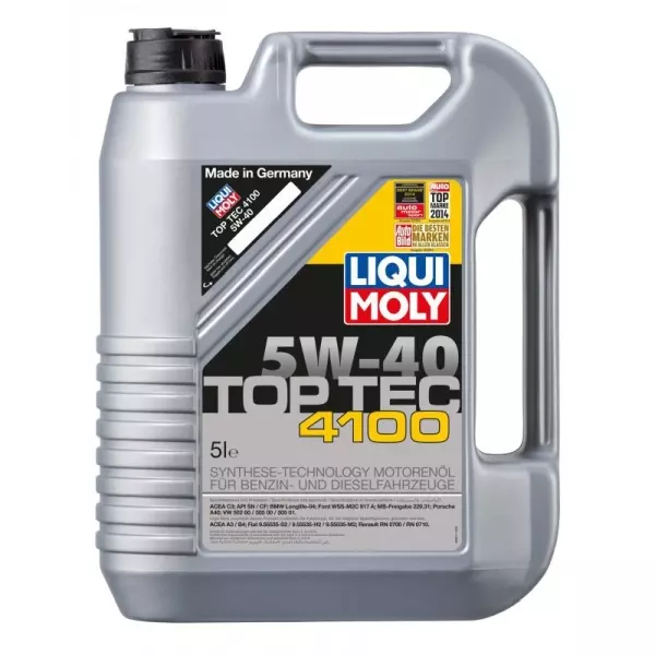 LIQUI MOLY TOP TEC 4100 5W40 C3 SN/CF 9L 