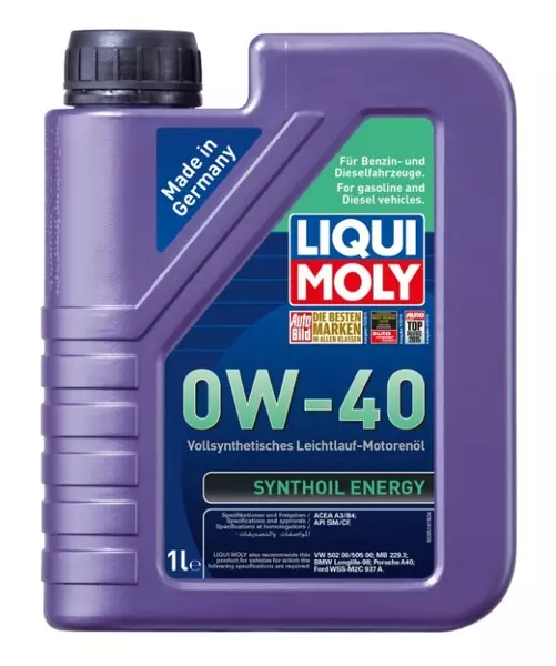 LIQUI MOLY SYNTHOIL ENERGY 0W40 A3/B4 7L 