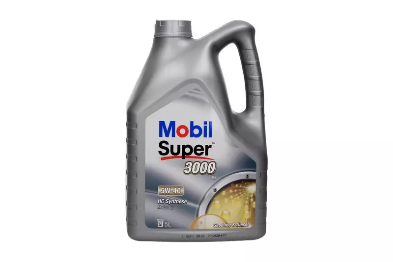 MOBIL SUPER 3000 X1 5W40 A3/B4 A3/B4 SN/SM 5L 