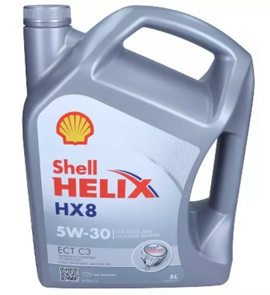 SHELL HELIX HX8 ECT C3 OLEJ SILNIKOWY 5W30 6L + ZAWIESZKA 