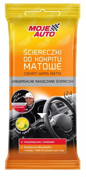 MOJE AUTO ŚCIERECZKI DO KOKPITU MATOWE 24SZT 