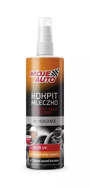 MOJE AUTO MLECZKO DO KOKPITU BŁYSZCZĄCE BLACK 300ML 