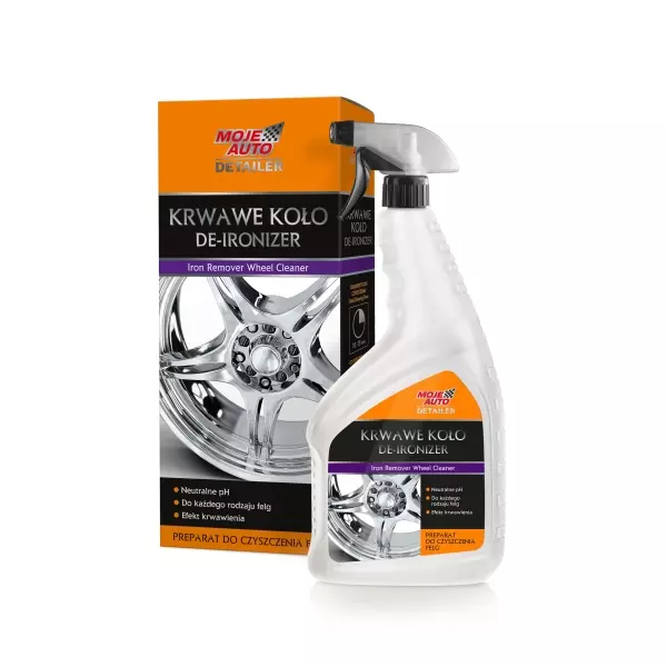 MOJE AUTO DETAILER KRWAWE KOŁO DEIRONIZER 750ML 