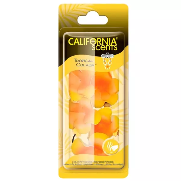 CALIFORNIA SCENTS ZAWIESZKA ZAPACHOWA LEI KWIATY TROPICAL COLADA 