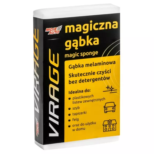 MOJE AUTO MAGICZNA GĄBKA CZYŚCI USUWA PLAMY BRUD 