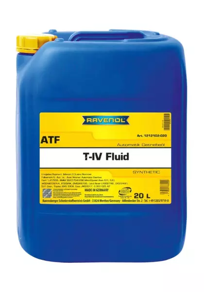 RAVENOL ATF T-IV FLUID OLEJ PRZEKŁADNIOWY 20L 