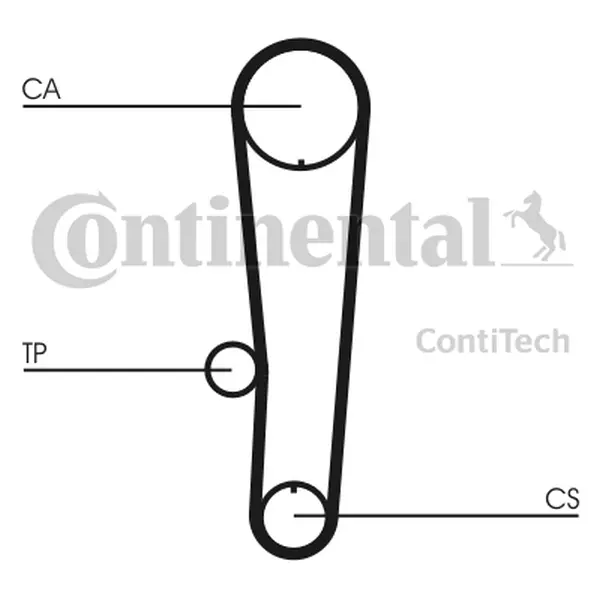 CONTI ZESTAW PASKA ROZRZĄDU  CT1017K1