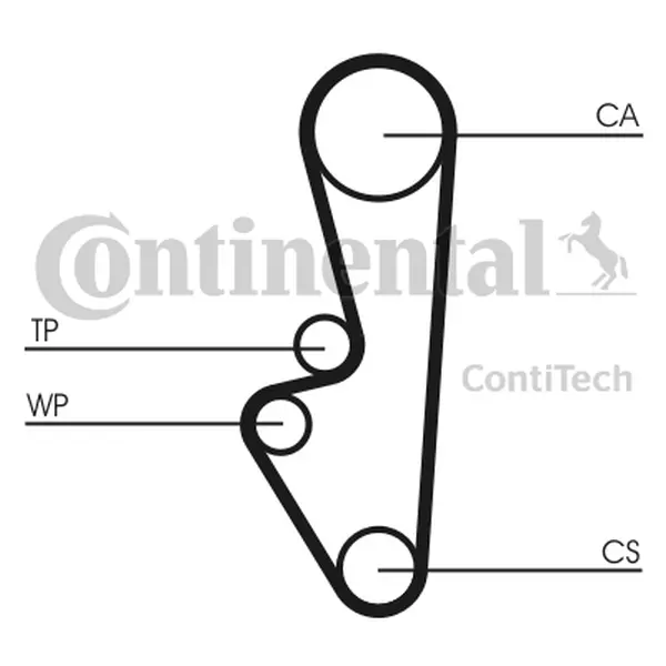 CONTINENTAL CTAM PASEK ROZRZĄDU CT524 