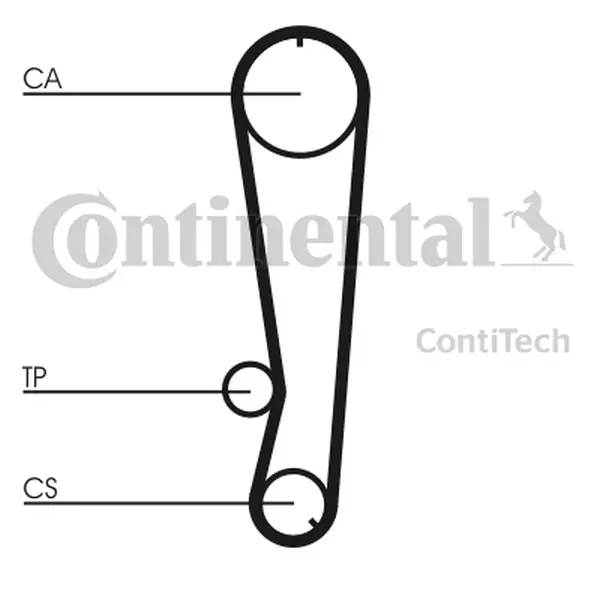 CONTINENTAL PASEK ROZRZĄDU CT569 