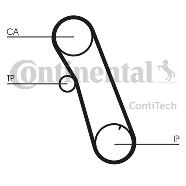 CONTINENTAL CTAM PASEK ROZRZĄDU CT616 