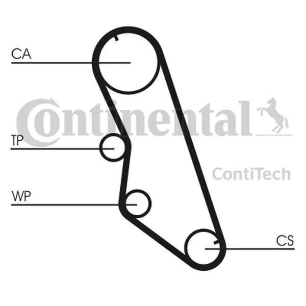 CONTINENTAL CTAM PASEK ROZRZĄDU CT754 