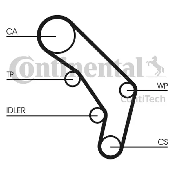 CONTINENTAL CTAM PASEK ROZRZĄDU CT755 