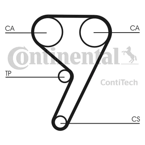 CONTINENTAL CTAM ZESTAW ROZRZĄDU CT881WP2