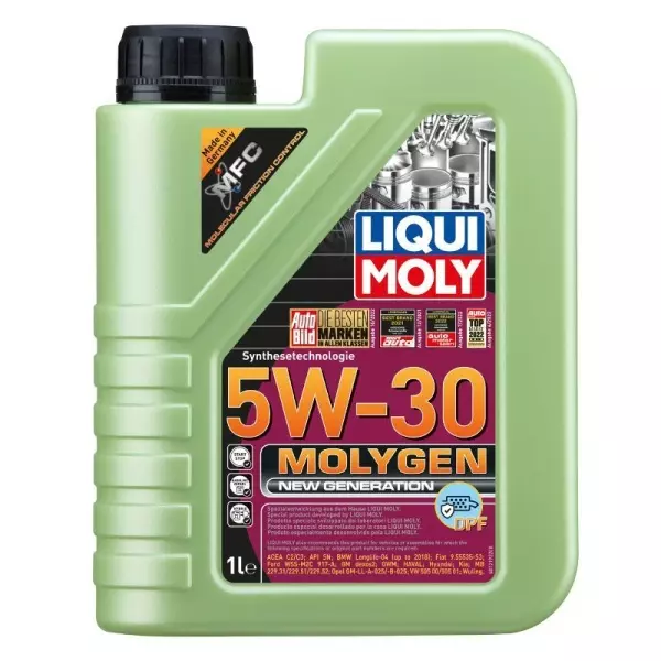 LIQUI MOLY MOLYGEN 5W30 ACEA C2 C3 API SN 5L + ZAWIESZKA 