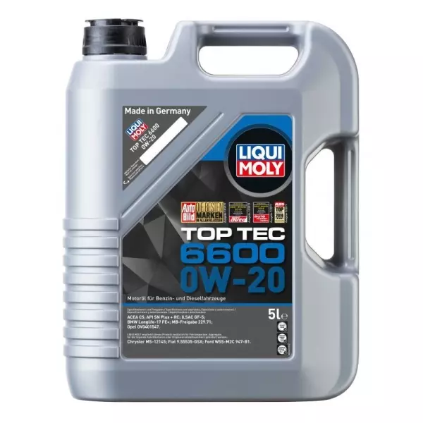 LIQUI MOLY TOP TEC 6600 0W20 C5 API SN PLUS RC 9L 