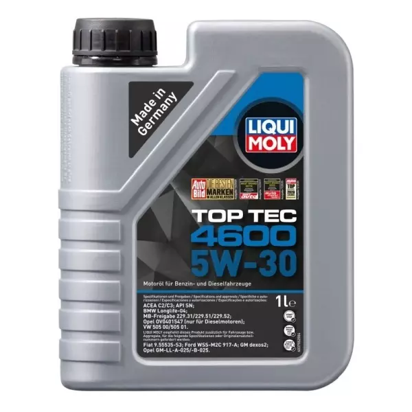 LIQUI MOLY TOP TEC 4600 5W30 C3 API SN/CF 2315 1L 