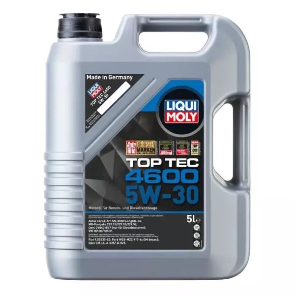 LIQUI MOLY TOP TEC 4600 5W30 C3 API SN/CF 8L 