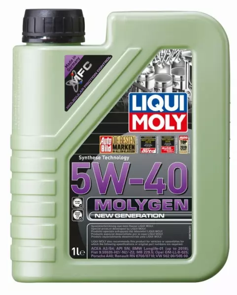 LIQUI MOLY MOLYGEN 5W40 A3/B4 SN VW 505.00 10L 