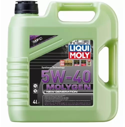 LIQUI MOLY MOLYGEN 5W40 A3/B4 SN VW 505.00 5L 