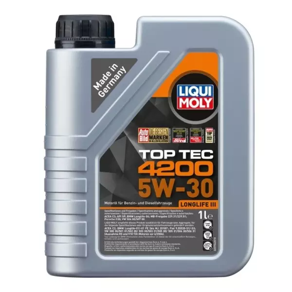 LIQUI MOLY TOP TEC 4200 5W30 LONGLIFE III 7L 