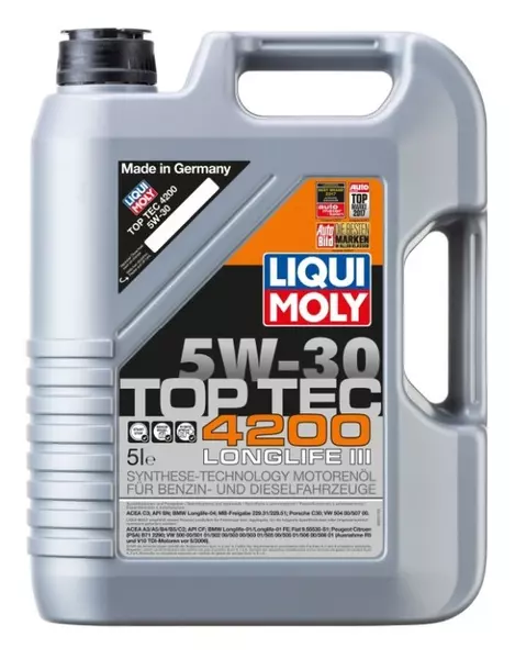 LIQUI MOLY TOP TEC 4200 5W30 LONGLIFE III 7L 