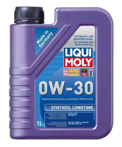 LIQUI MOLY SYNTHOIL LONGTIME 0W30 SM/CF 9L 