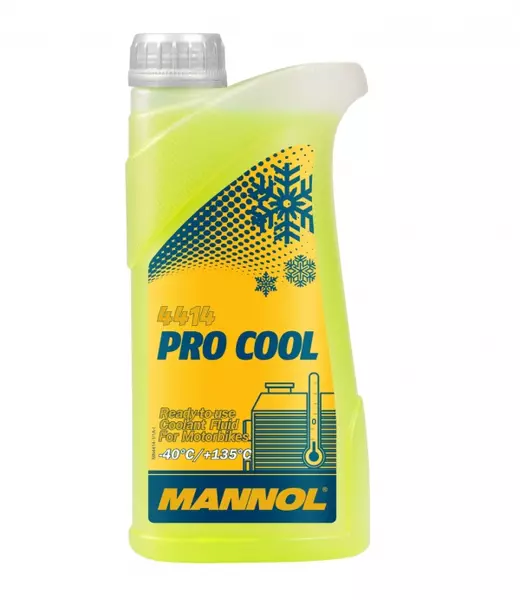 MANNOL PRO COOL PŁYN CHŁODNICZY ŻÓŁTY 1L 