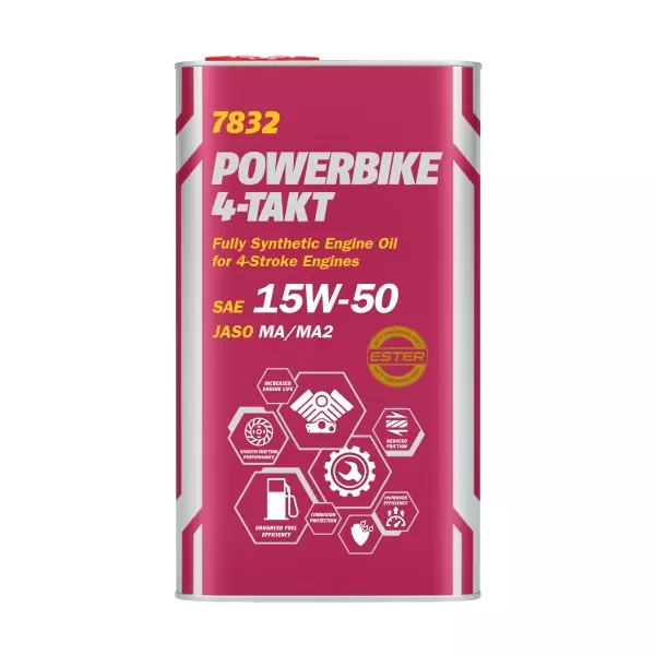 MANNOL 7831 POWERBIKE 4-TAKT OLEJ SILNIKOWY 15W50 4L 