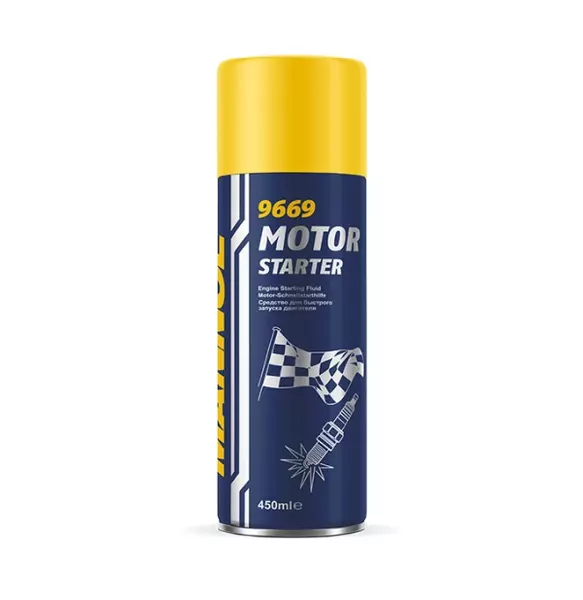 MANNOL 9669 MOTOR STARTER PREPARAT UŁATWIAJĄCY ROZRUCH 450ML 