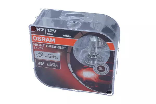 OSRAM NIGHT BREAKER SILVER +100% H7 12V 55W DUO 