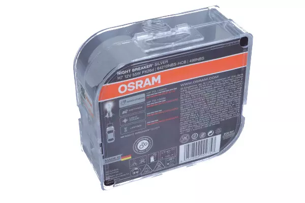 OSRAM NIGHT BREAKER SILVER +100% H7 12V 55W DUO 