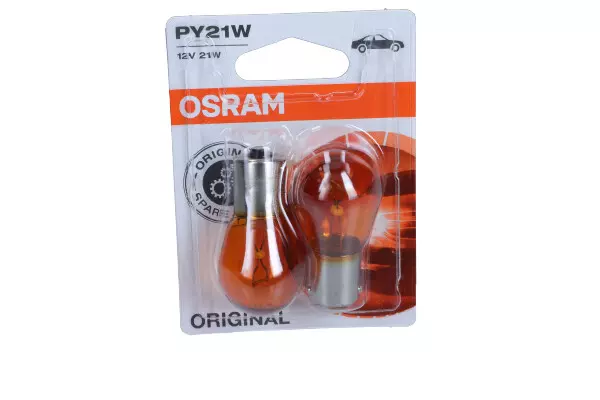 OSRAM ORIGINAL ŻARÓWKI PY21W 12V 21W BAU15S DUO 