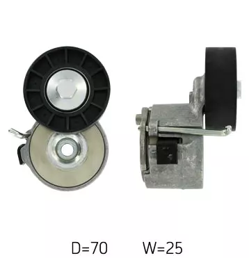 SKF ROLKA NAPINACZA PASKA WIELOROWKOWEGO  VKMCV 52013 