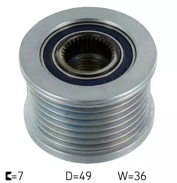 SKF SPRZĘGŁO ALTERNATORA VKM 03601