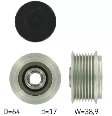 SKF SPRZĘGŁO ALTERNATORA VKM 03609