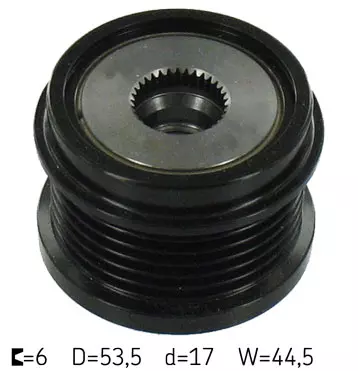 SKF SPRZĘGŁO ALTERNATORA VKM 03656