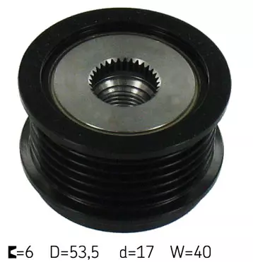 SKF SPRZĘGŁO ALTERNATORA VKM 03657