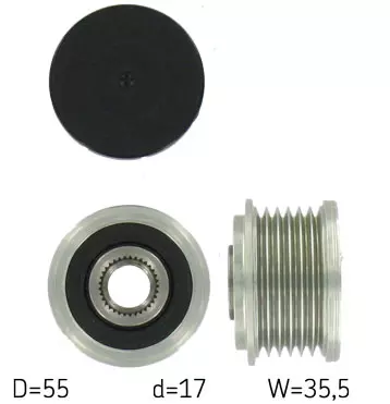 SKF SPRZĘGŁO ALTERNATORA VKM 03820 