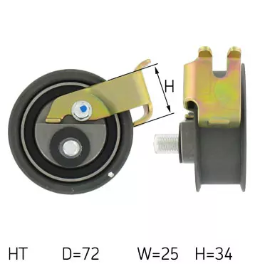 SKF ROLKA PASKA ROZRZĄDU VKM 11115