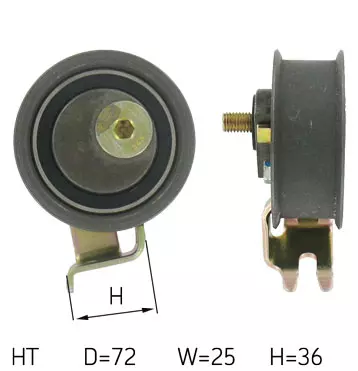 SKF ROLKA PASKA ROZRZĄDU VKM 11116