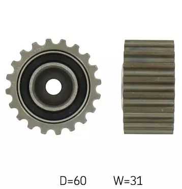 SKF ROLKA PASKA ROZRZĄDU VKM 26125 