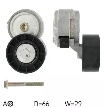 SKF ROLKA PROWADZĄCA PASKA VKM 32027 