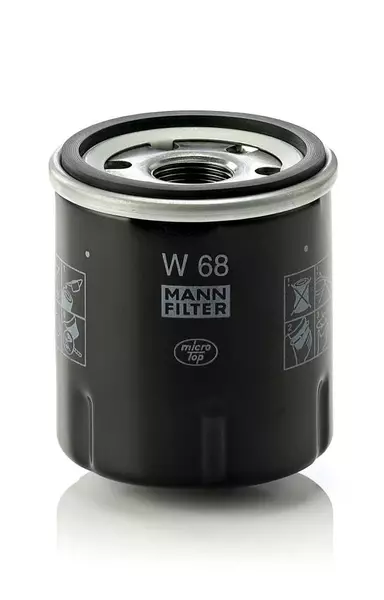 MANN-FILTER FILTR OLEJU W 68 