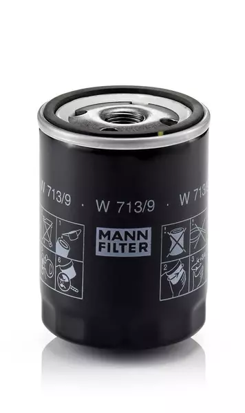 MANN-FILTER FILTR OLEJU W 713/9