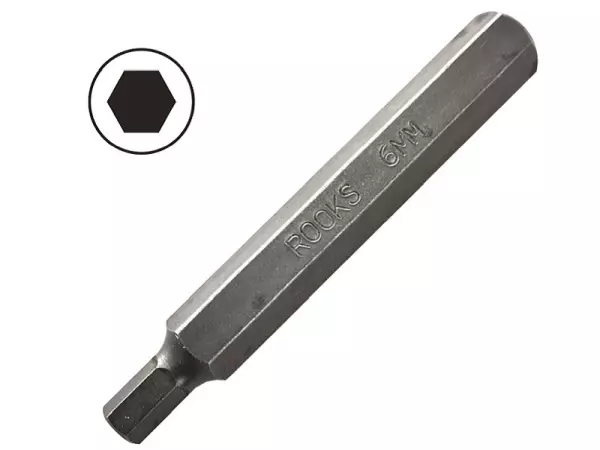 BIT 10 MM (3/8" ) HEX 12 MM X 75 MM, 73MOV5-2 (S2)