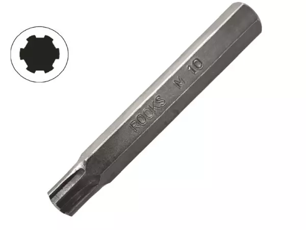 BIT 10 MM (3/8" ) RIBE M9 X 75 MM, 73MOV5-2 (S2)